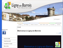 Tablet Screenshot of lignyenbarrois.com